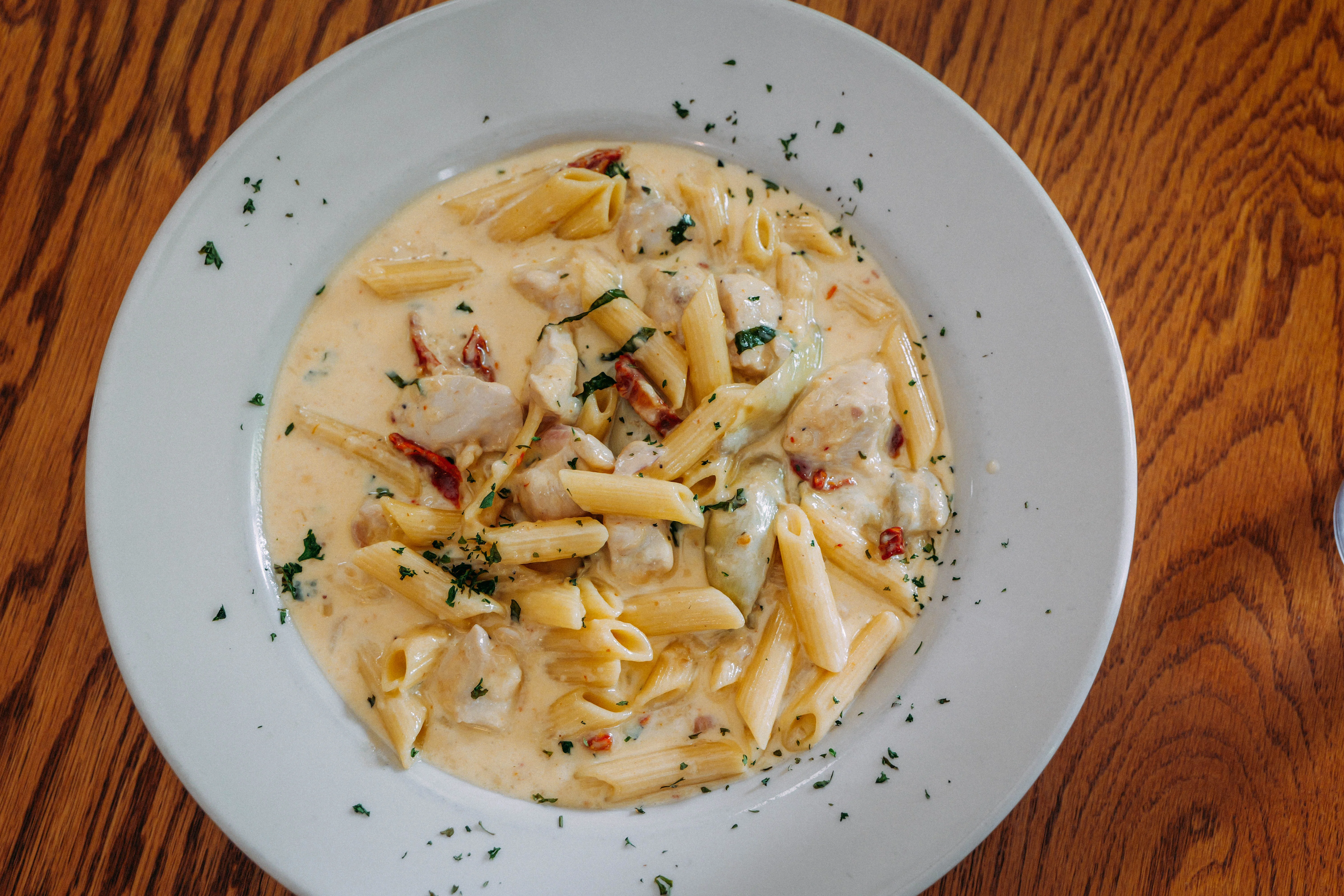Creamy chicken penne featured in Gondola’s Explore Crossville listing